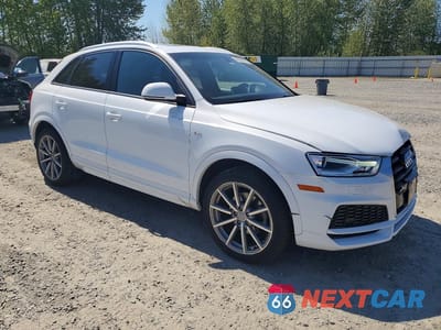 Czwarte zdjęcie samochodu z boku: 2018 AUDI Q3 PREMIUM VIN:WA1BCCFS6JR033442 - miniatura