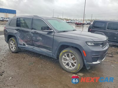 Czwarte zdjęcie samochodu z boku: 2021 JEEP GRAND CHEROKEE L LIMITED VIN:1C4RJKBG8M8139813 - miniatura