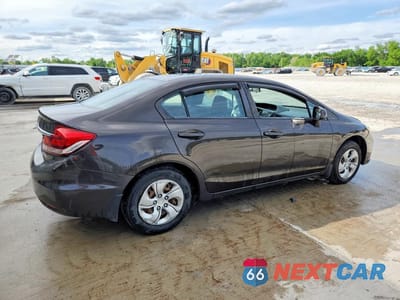 Trzecie zdjęcie samochodu z tyłu: 2013 HONDA CIVIC LX VIN:19XFB2F54DE045832 - miniatura