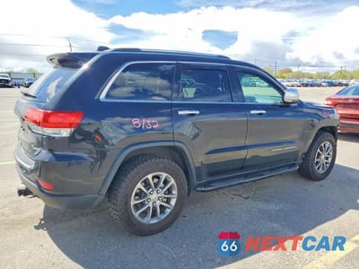 Trzecie zdjęcie samochodu z tyłu: 2016 JEEP GRAND CHEROKEE LIMITED VIN:1C4RJFBT1GC494375 - miniatura