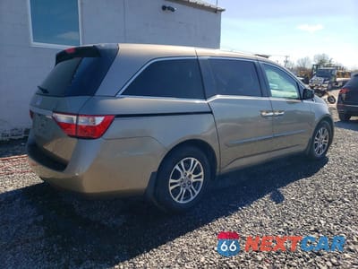 Trzecie zdjęcie samochodu z tyłu: 2012 HONDA ODYSSEY EXL VIN:5FNRL5H69CB016496 - miniatura