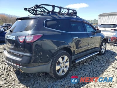 Trzecie zdjęcie samochodu z tyłu: 2015 CHEVROLET TRAVERSE LTZ VIN:1GNKVJKD0FJ286510 - miniatura