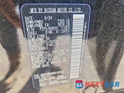 Zdjęcie 13 z 13 samochodu: 2024 NISSAN ARMADA SL VIN:JN8AY2BC6R9197253 - miniatura
