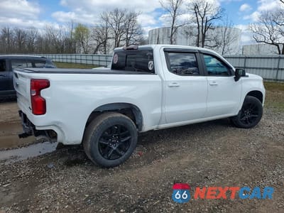 Trzecie zdjęcie samochodu z tyłu: 2023 CHEVROLET SILVERADO K1500 RST VIN:3GCUDEE80PG222156 - miniatura