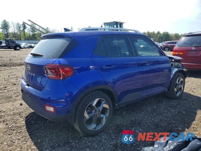 Trzecie zdjęcie samochodu z tyłu: 2022 HYUNDAI VENUE LIMITED VIN:KMHRC8A33NU152341 - miniatura