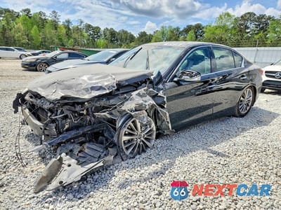 2019 INFINITI Q50 3.0T LUXE JN1EV7AR4KM550717 - główne zdjęcie licytacji z USA - miniatura