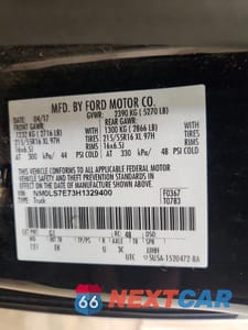 Zdjęcie 14 z 14 samochodu: 2017 FORD TRANSIT CONNECTE-R&D-CLN TITLE-PRI FLEET VIN:NM0LS7E73H1329400 - miniatura