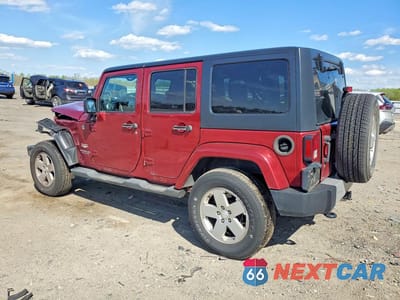 Drugie zdjęcie samochodu z przodu: 2012 JEEP WRANGLER UNLIMITED SAHARA VIN:1C4BJWEG6CL157078 - miniatura