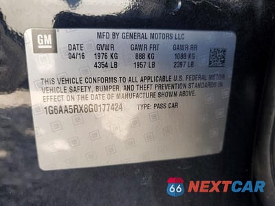 Zdjęcie 12 z 12 samochodu: 2016 CADILLAC ATS VIN:1G6AA5RX8G0177424 - miniatura