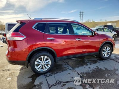 Trzecie zdjęcie samochodu z tyłu: 2015 NISSAN ROGUE SV VIN:KNMAT2MV8FP568042 - miniatura