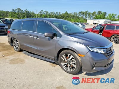 Czwarte zdjęcie samochodu z boku: 2023 HONDA ODYSSEY TOURING VIN:5FNRL6H87PB042107 - miniatura