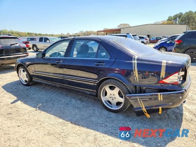 Drugie zdjęcie samochodu z przodu: 2002 MERCEDES-BENZ S 55 AMG VIN:WDBNG73J72A229270 - miniatura