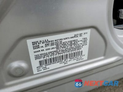 Zdjęcie 12 z 12 samochodu: 2013 MITSUBISHI OUTLANDER SPORT ES VIN:4A4AR3AU3DE004896 - miniatura