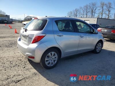 Trzecie zdjęcie samochodu z tyłu: 2014 TOYOTA YARIS 5-DOOR L VIN:JTDKTUD38ED596762 - miniatura