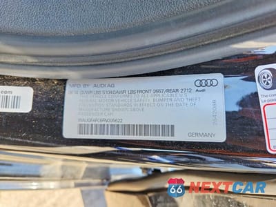 Zdjęcie 13 z 13 samochodu: 2015 AUDI A6 PREMIUM PLUS VIN:WAUGFAFC6FN005622 - miniatura