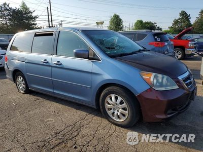 Czwarte zdjęcie samochodu z boku: 2008 HONDA ODYSSEY EX VIN:5FNRL38458B035802 - miniatura