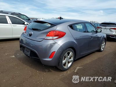Trzecie zdjęcie samochodu z tyłu: 2014 HYUNDAI VELOSTER BASE VIN:KMHTC6AD9EU213016 - miniatura