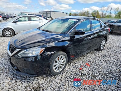 2019 NISSAN SENTRA SV 3N1AB7AP6KY364471 - główne zdjęcie licytacji z USA - miniatura