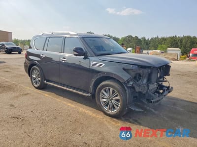 Czwarte zdjęcie samochodu z boku: 2022 INFINITI QX80 LUXE VIN:JN8AZ2AF7N9742198 - miniatura