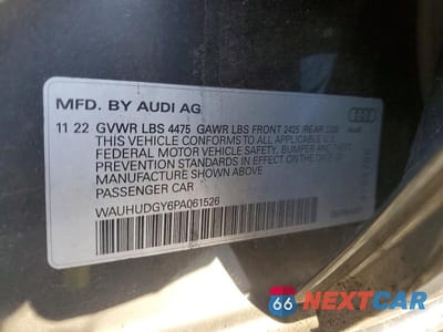 Zdjęcie 13 z 13 samochodu: 2023 AUDI A3 PREMIUM PLUS VIN:WAUHUDGY6PA061526 - miniatura