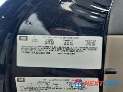 Zdjęcie 12 z 12 samochodu: 2002 OLDSMOBILE ALERO GX VIN:1G3NK12F22C230194 - miniatura
