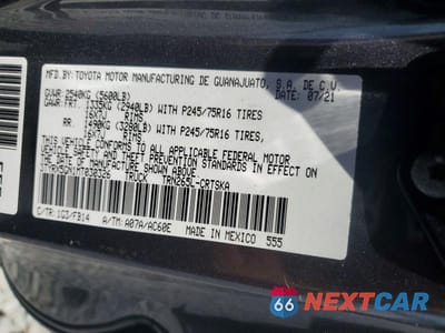 Zdjęcie 13 z 13 samochodu: 2021 TOYOTA TACOMA SR VIN:3TYRX5GN1MT030326 - miniatura