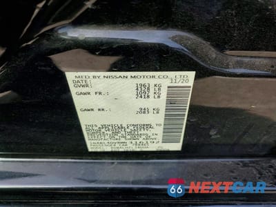 Zdjęcie 12 z 12 samochodu: 2021 NISSAN ALTIMA SV VIN:1N4BL4DV8MN316192 - miniatura