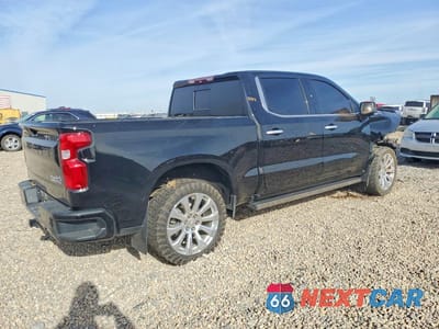 Trzecie zdjęcie samochodu z tyłu: 2019 CHEVROLET SILVERADO K1500 HIGH COUNTRY VIN:1GCUYHEL4KZ378218 - miniatura