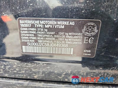 Zdjęcie 12 z 12 samochodu: 2018 BMW X6 XDRIVE35I VIN:5UXKU2C58J0X49368 - miniatura