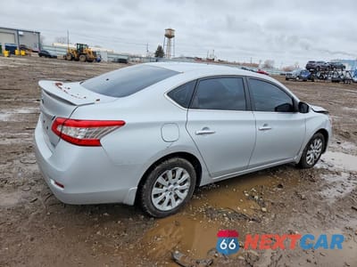 Trzecie zdjęcie samochodu z tyłu: 2013 NISSAN SENTRA S VIN:3N1AB7AP8DL563473 - miniatura