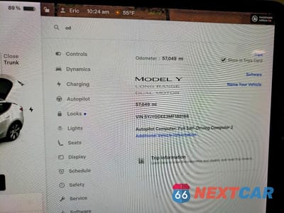Zdjęcie 9 z 12 samochodu: 2021 TESLA MODEL Y VIN:5YJYGDEE3MF188188 - miniatura
