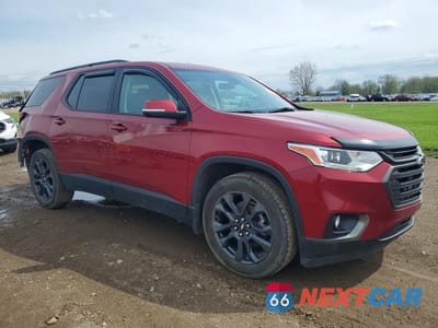 Czwarte zdjęcie samochodu z boku: 2021 CHEVROLET TRAVERSE RS VIN:1GNERJKW5MJ192090 - miniatura