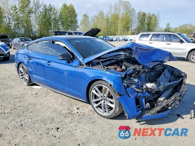 Czwarte zdjęcie samochodu z boku: 2019 AUDI A5 PREMIUM PLUS S-LINE VIN:WAUENCF55KA016880 - miniatura