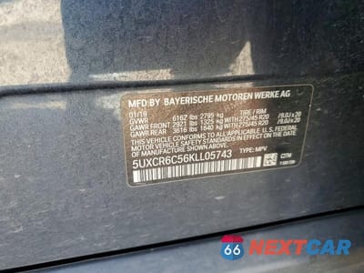 Zdjęcie 12 z 12 samochodu: 2019 BMW X5 XDRIVE40I VIN:5UXCR6C56KLL05743 - miniatura
