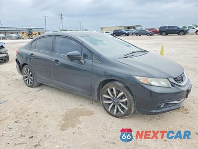 Czwarte zdjęcie samochodu z boku: 2015 HONDA CIVIC EXL VIN:2HGFB2F90FH554554 - miniatura