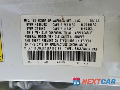 Zdjęcie 12 z 12 samochodu: 2014 ACURA TL VIN:19UUA8F58EA003196 - miniatura