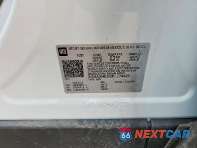 Zdjęcie 14 z 14 samochodu: 2023 CHEVROLET EQUINOX LS VIN:3GNAXHEG6PL174423 - miniatura