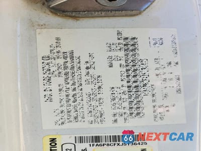 Zdjęcie 12 z 12 samochodu: 2018 FORD MUSTANG GT VIN:1FA6P8CFXJ5136425 - miniatura