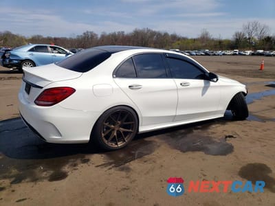 Trzecie zdjęcie samochodu z tyłu: 2017 MERCEDES-BENZ C 300 VIN:55SWF4JB1HU195540 - miniatura