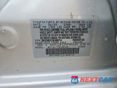 Zdjęcie 12 z 12 samochodu: 2025 NISSAN VERSA SV VIN:3N1CN8EV1SL868714 - miniatura