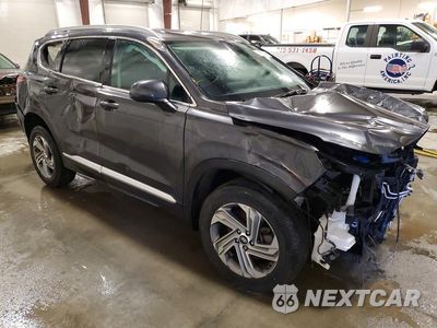 Czwarte zdjęcie samochodu z boku: 2022 HYUNDAI SANTA FE SEL VIN:5NMS2DAJ4NH379206 - miniatura