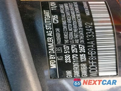 Zdjęcie 12 z 12 samochodu: 2010 MERCEDES-BENZ E 350 4MATIC VIN:WDDHF8HB9AA133492 - miniatura