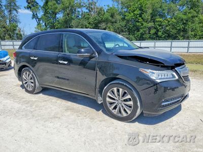 Czwarte zdjęcie samochodu z boku: 2014 ACURA MDX TECHNOLOGY VIN:5FRYD4H4XEB001668 - miniatura