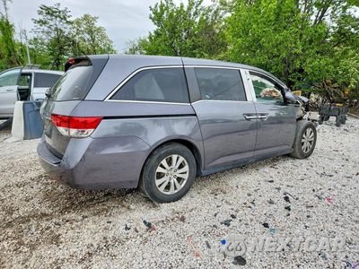 Trzecie zdjęcie samochodu z tyłu: 2014 HONDA ODYSSEY EX VIN:5FNRL5H44EB015595 - miniatura