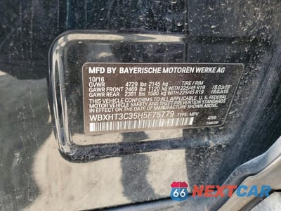 Zdjęcie 12 z 12 samochodu: 2017 BMW X1 XDRIVE28I VIN:WBXHT3C35H5F75779 - miniatura