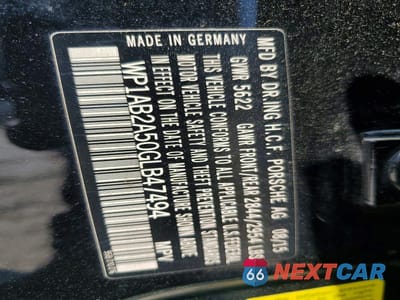 Zdjęcie 13 z 13 samochodu: 2016 PORSCHE MACAN S VIN:WP1AB2A50GLB47494 - miniatura