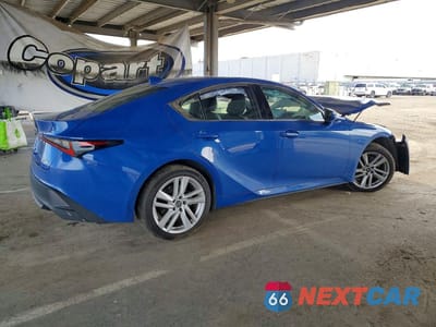 Trzecie zdjęcie samochodu z tyłu: 2021 LEXUS IS 300 VIN:JTHCA1D24M5112965 - miniatura