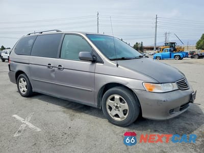 Czwarte zdjęcie samochodu z boku: 2000 HONDA ODYSSEY EX VIN:2HKRL1867YH524001 - miniatura
