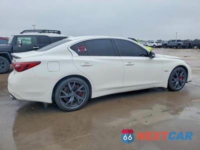 Trzecie zdjęcie samochodu z tyłu: 2018 INFINITI Q50 RED SPORT 400 VIN:JN1FV7AR7JM480424 - miniatura