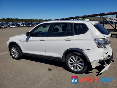 Drugie zdjęcie samochodu z przodu: 2013 BMW X3 XDRIVE28I VIN:5UXWX9C50D0A27126 - miniatura